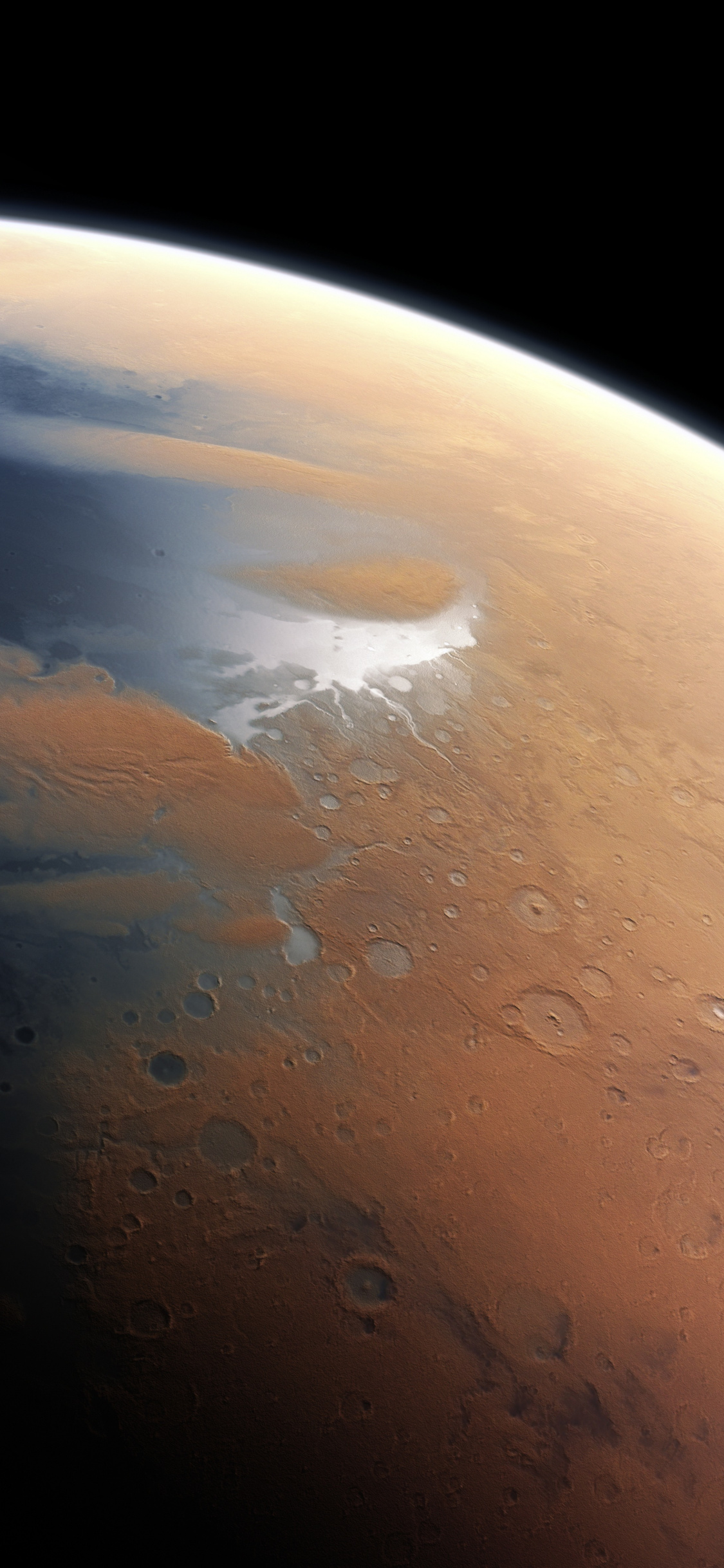 火星のiphoneの壁紙,雰囲気,空,地平線,天体,地球