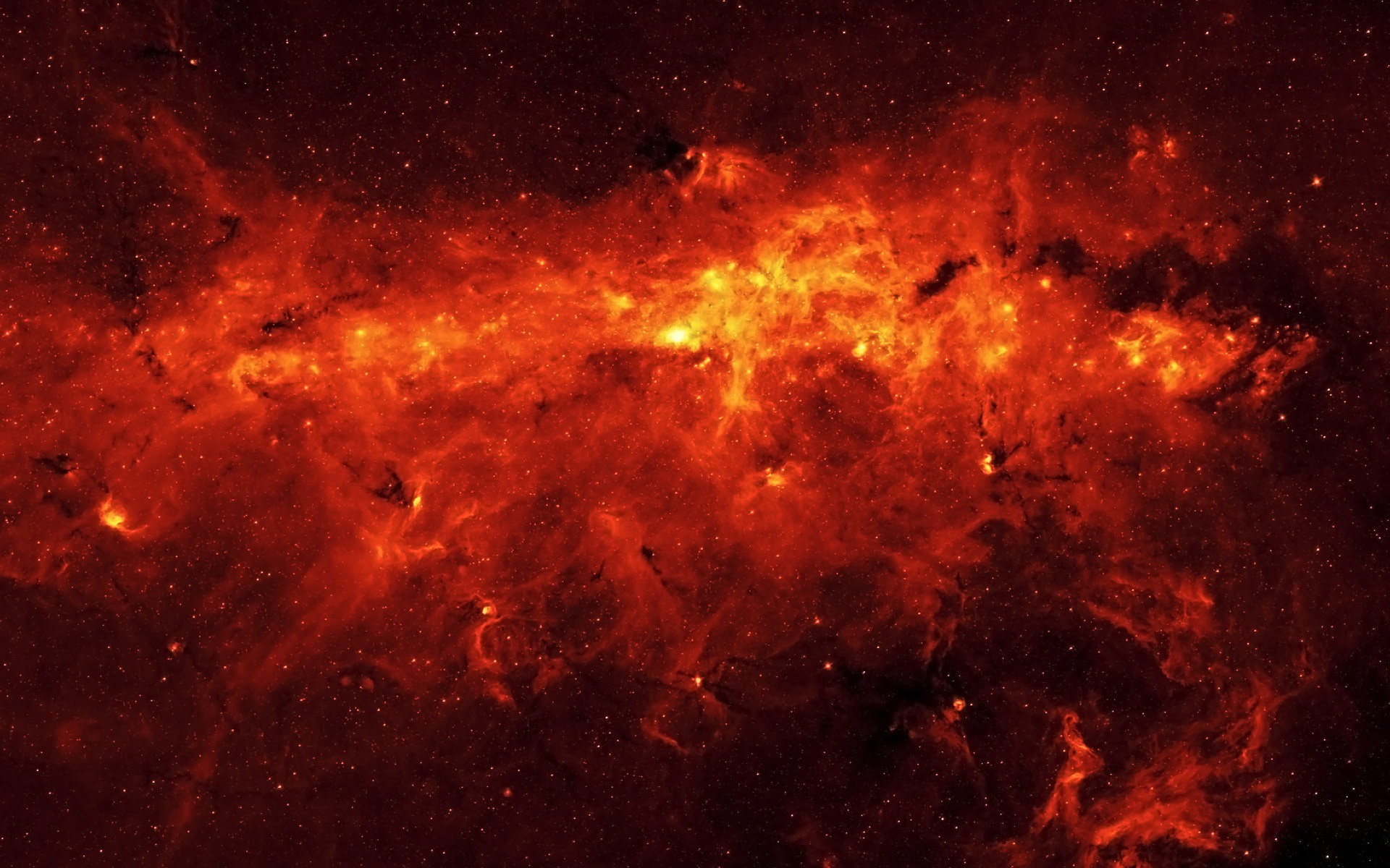 赤いスペースの壁紙,星雲,天体,空,オレンジ,雰囲気