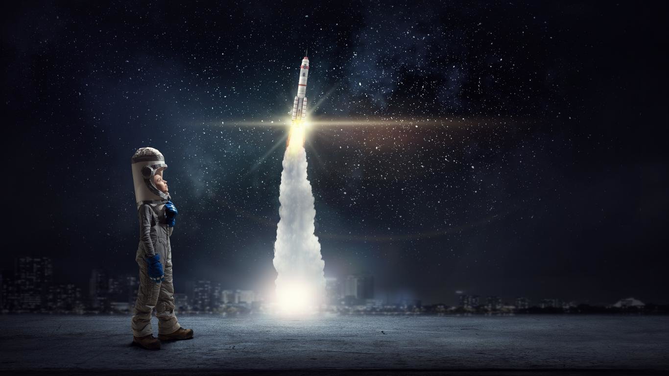 space rocket wallpaper,sky,light,darkness,space,atmosphere