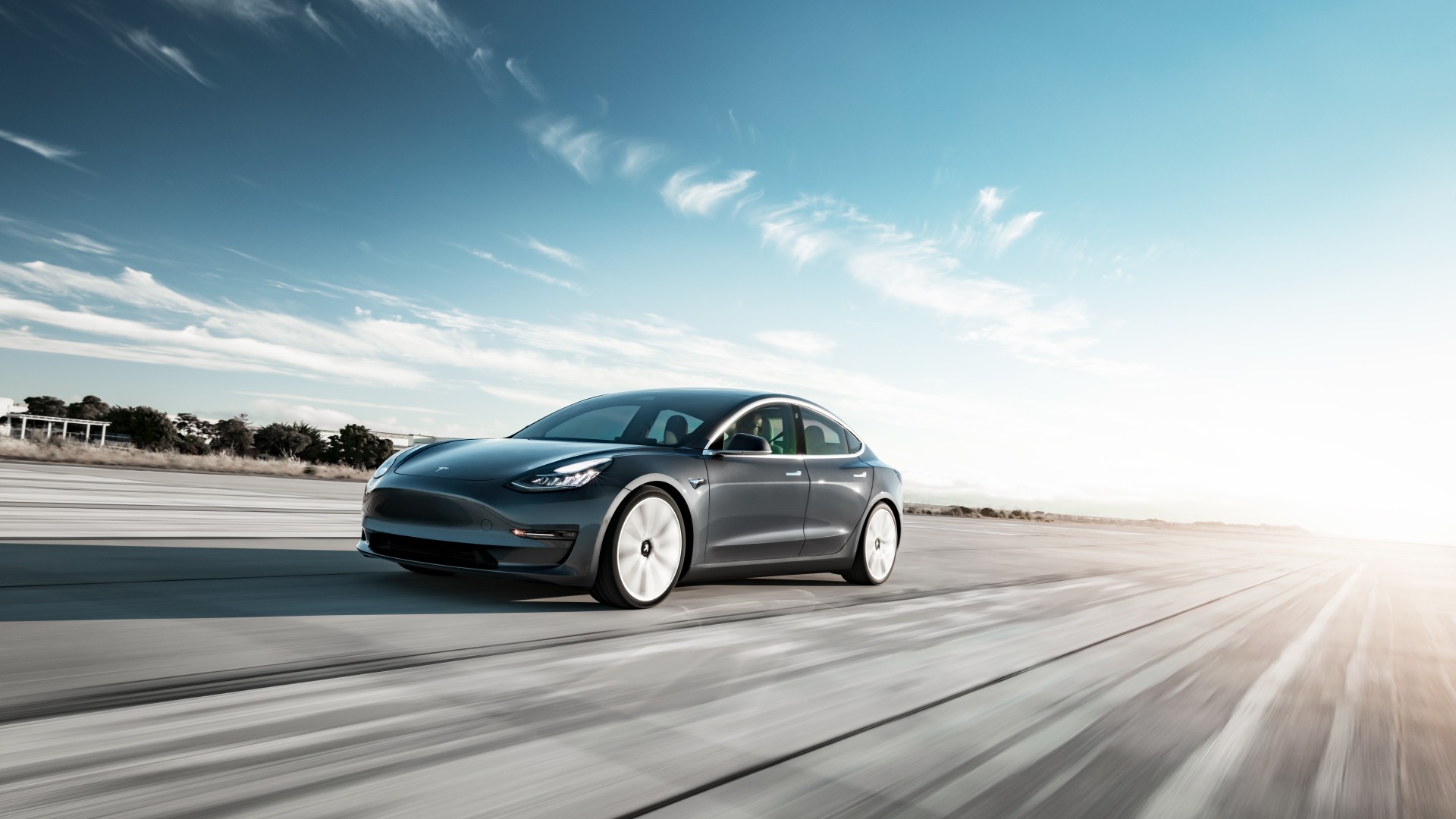 tesla model 3 wallpaper,land vehicle,vehicle,car,automotive design,luxury vehicle