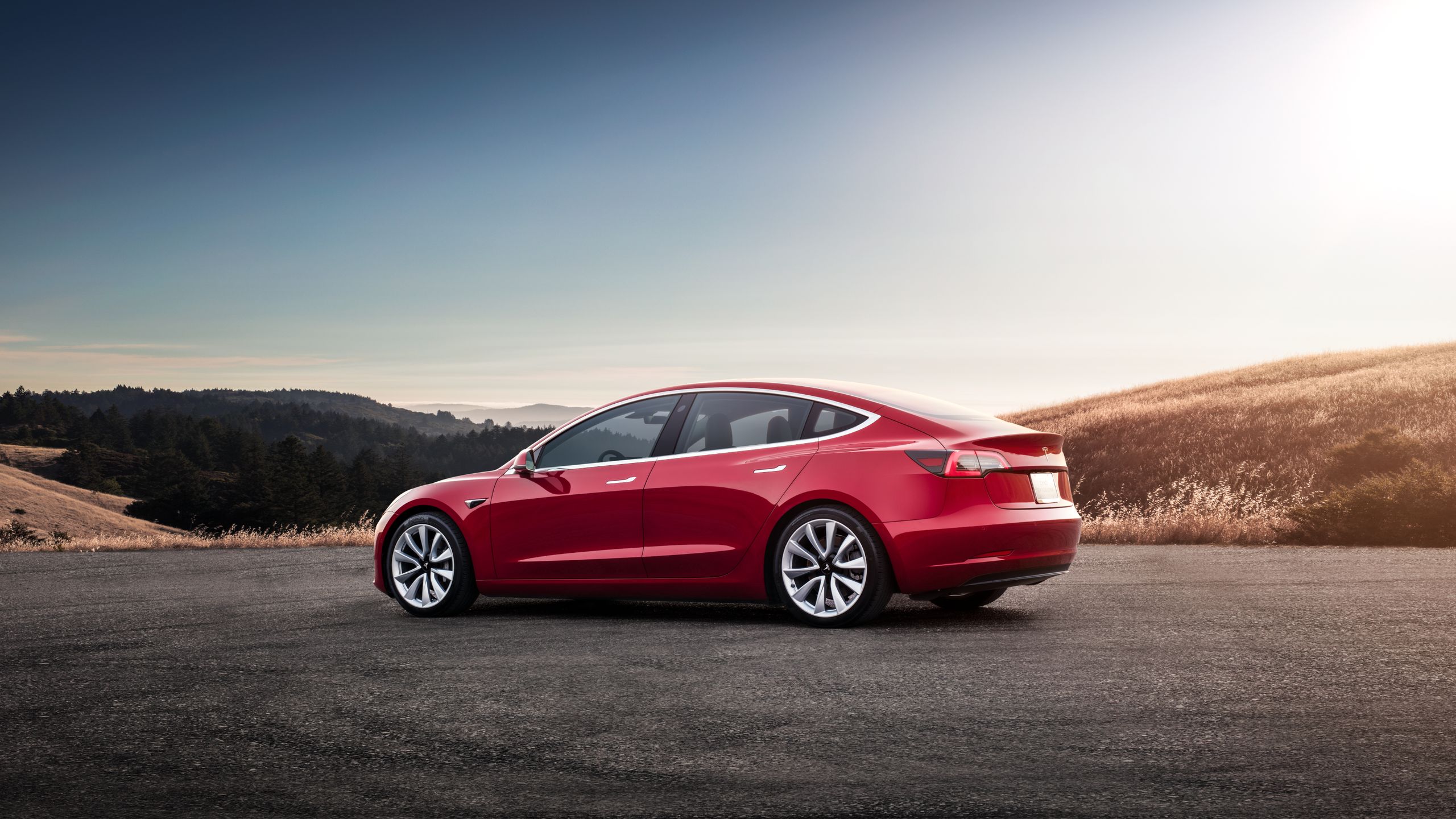 tesla model 3 wallpaper,land vehicle,vehicle,car,automotive design,mid size car