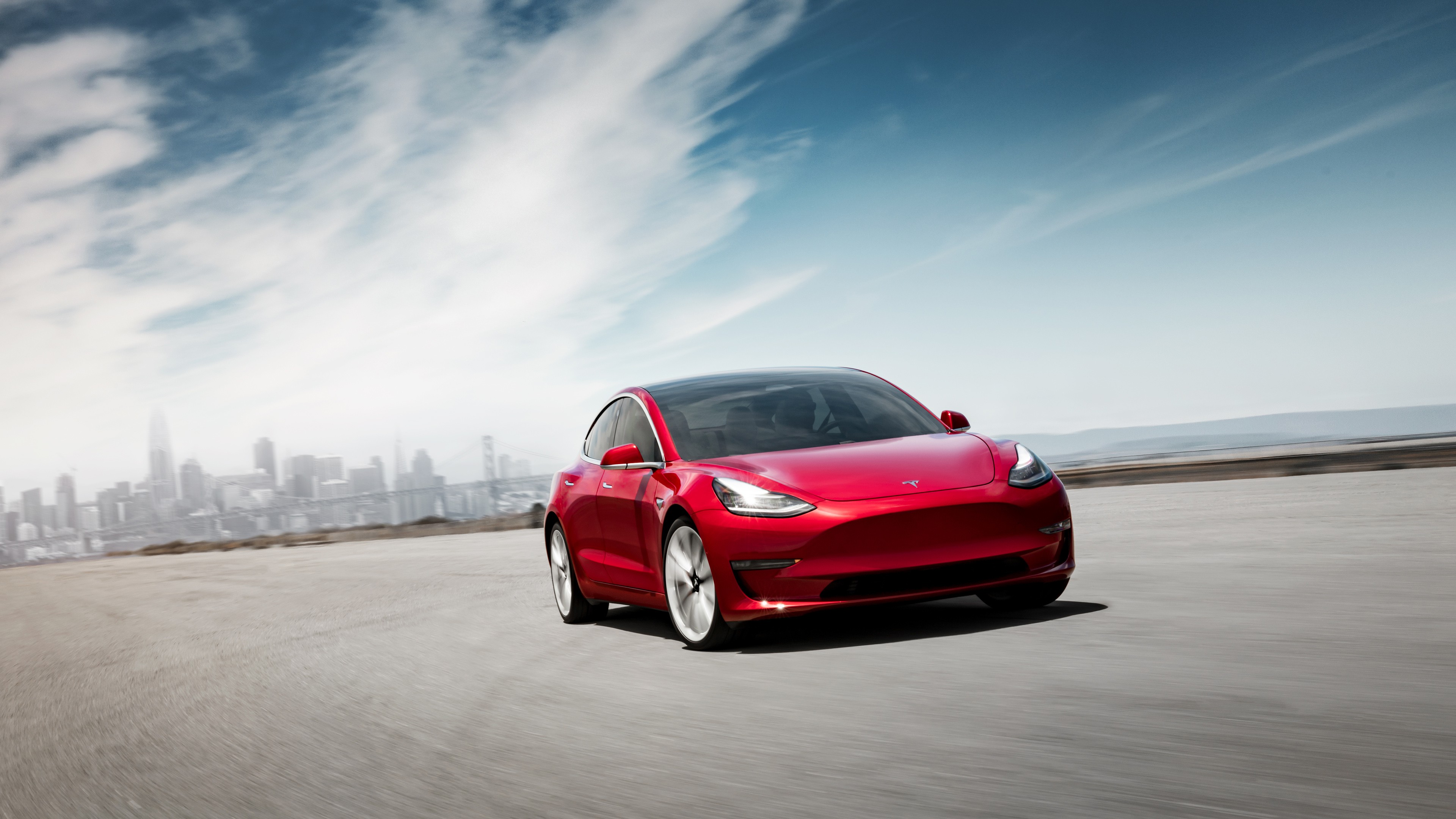 tesla model 3 wallpaper,land vehicle,vehicle,car,automotive design,mid size car