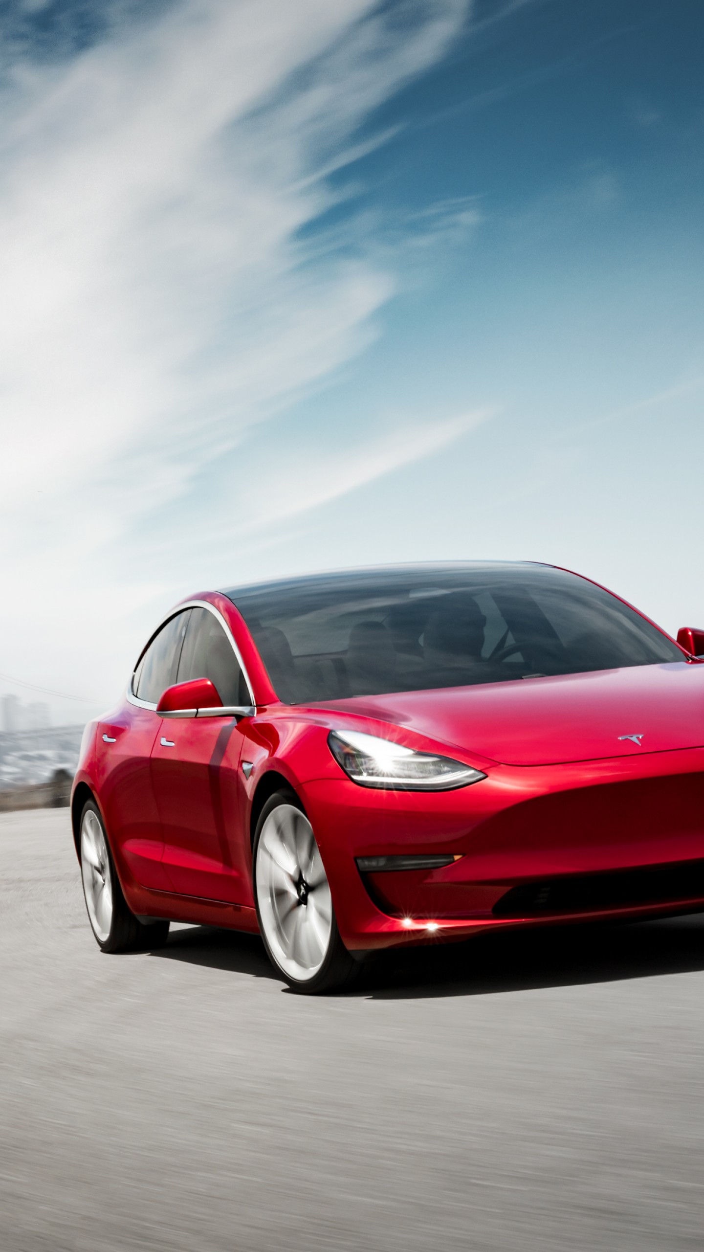 tesla model 3 wallpaper,land vehicle,vehicle,car,automotive design,mid size car