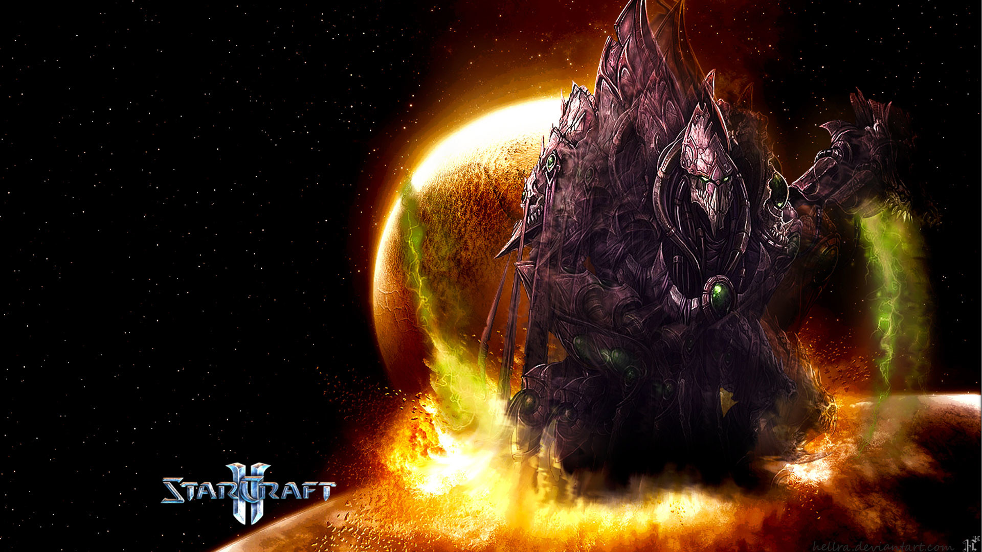 starcraft 2 wallpaper 1920x1080,weltraum,platz,astronomisches objekt,himmel,atmosphäre