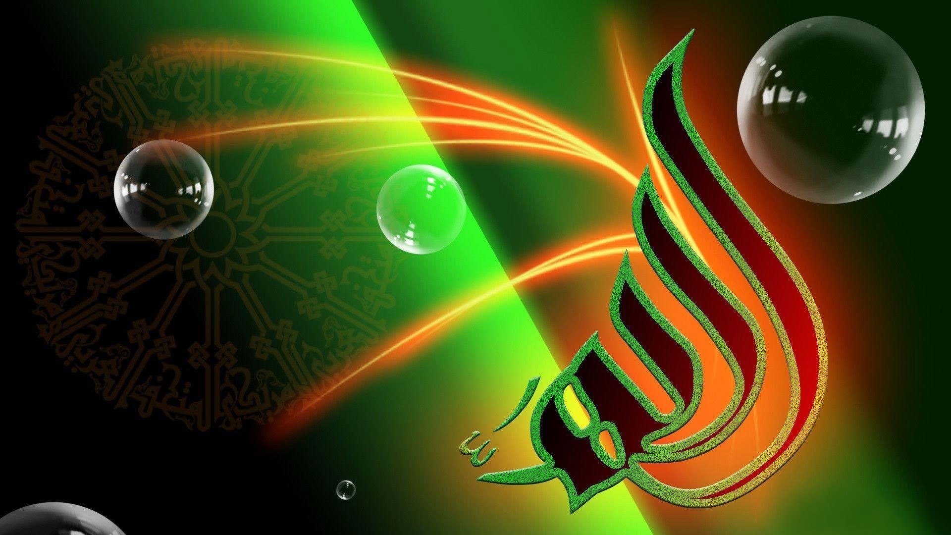 イスラム教徒の壁紙のhdダウンロード,緑,光,水,フラクタルアート,設計