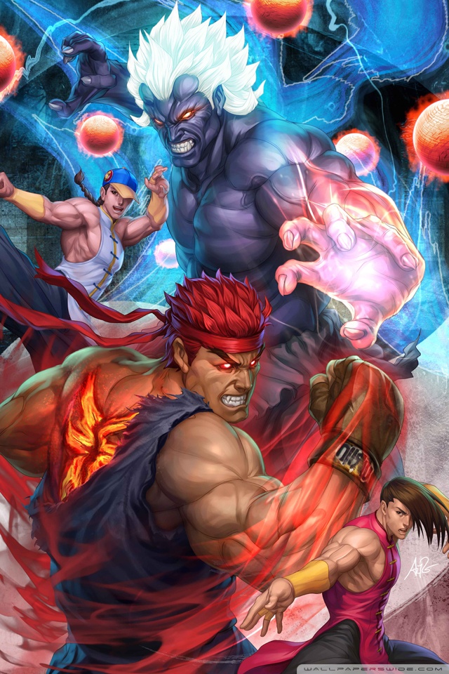 Street Fighter Iphone Wallpaper Cg Artwork Illustration Fictional Character Long Hair Anime Wallpaperuse