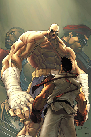 street fighter iphone wallpaper,fictional character,illustration,muscle,art,cg artwork