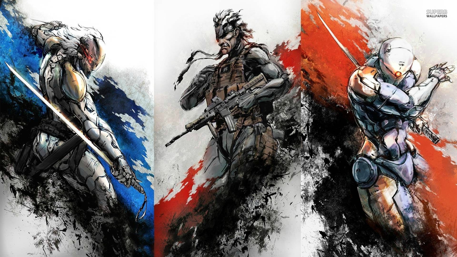 metal gear iphone wallpaper,illustration,sketch,cg artwork,fictional character,pc game