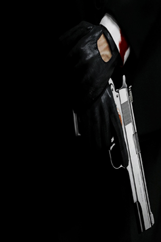 hitman iphone wallpaper,gun,firearm,trigger,revolver,airsoft gun