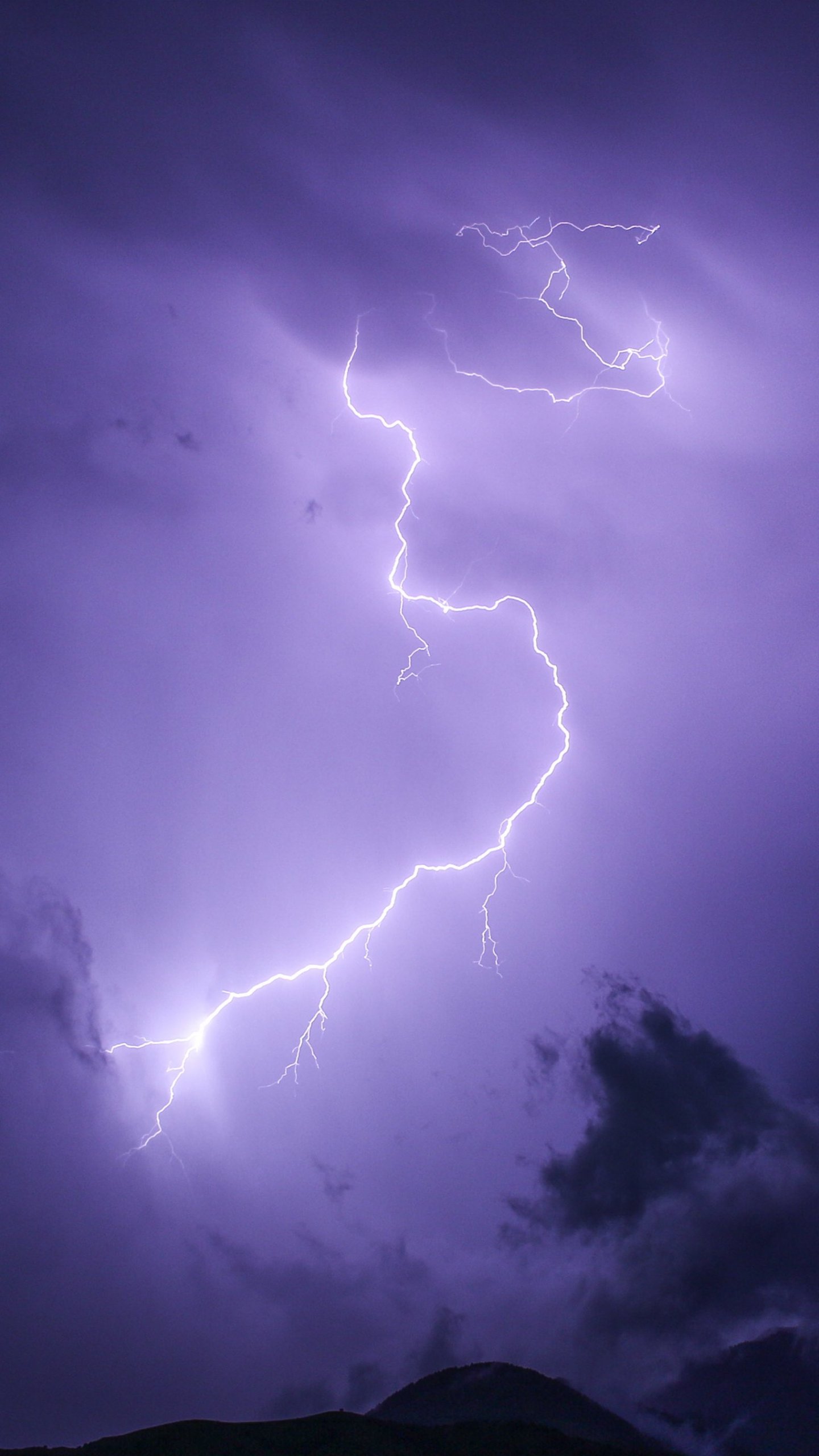 雷iphone壁紙,サンダー,雷雨,空,ライトニング,自然