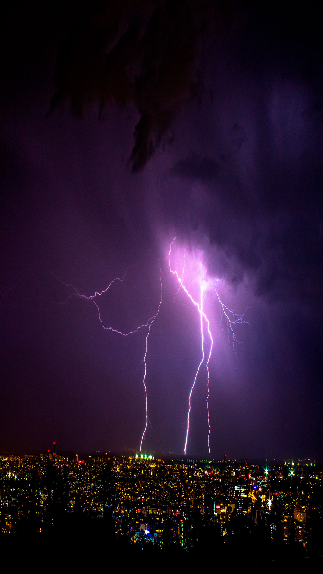 雷iphone壁紙,サンダー,雷雨,ライトニング,空,自然