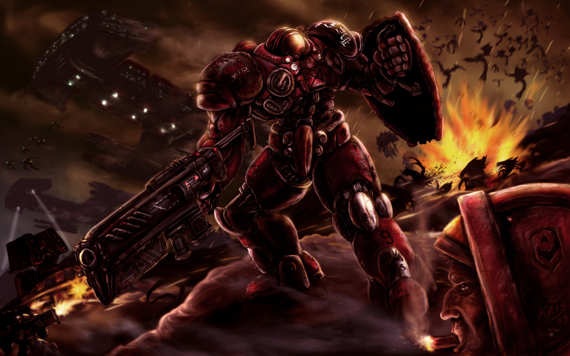 sc2 wallpaper,action adventure game,cg artwork,fictional character,pc game,demon