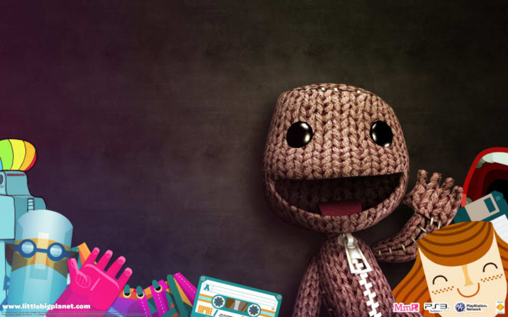 little big planet wallpaper,games,toy,cartoon,animation,technology