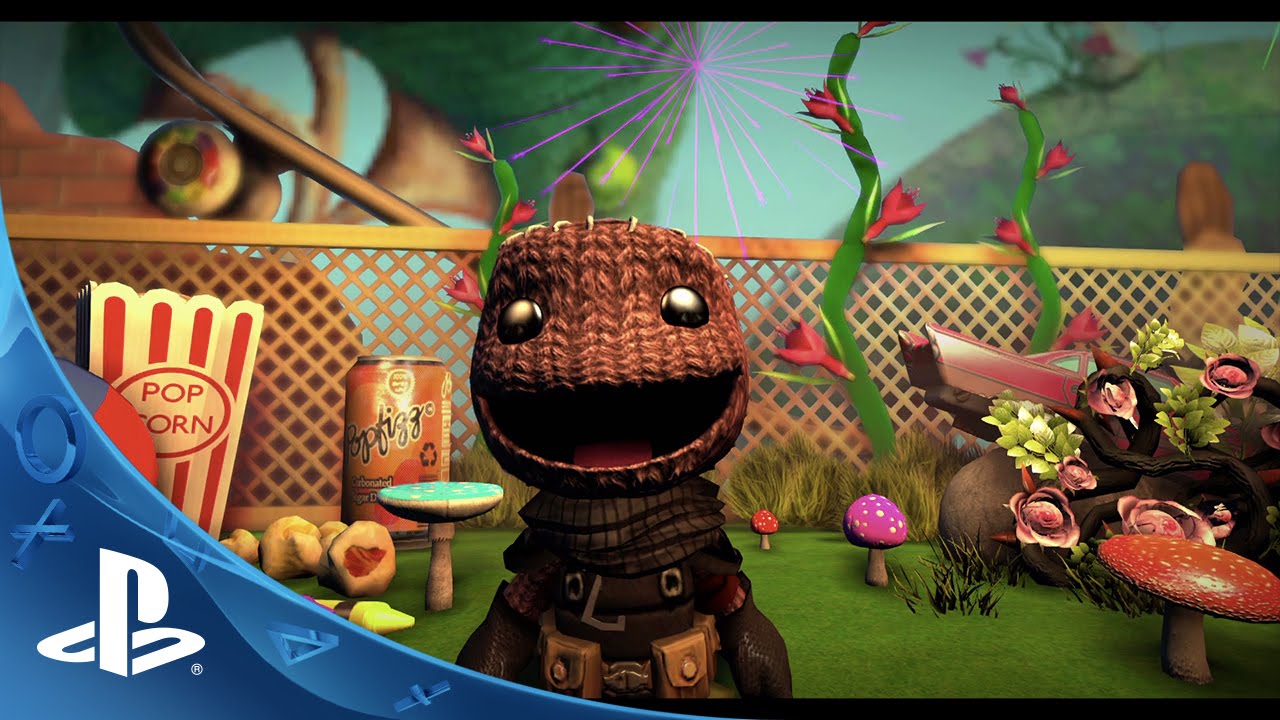 little big planet wallpaper,action adventure game,adventure game,animated cartoon,games,animation