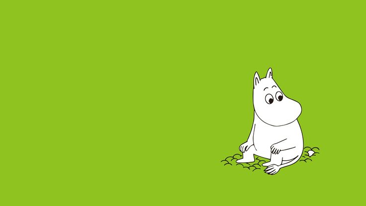 Moomin Wallpaper Hd Green Cartoon Animation Animated Cartoon Illustration Wallpaperuse