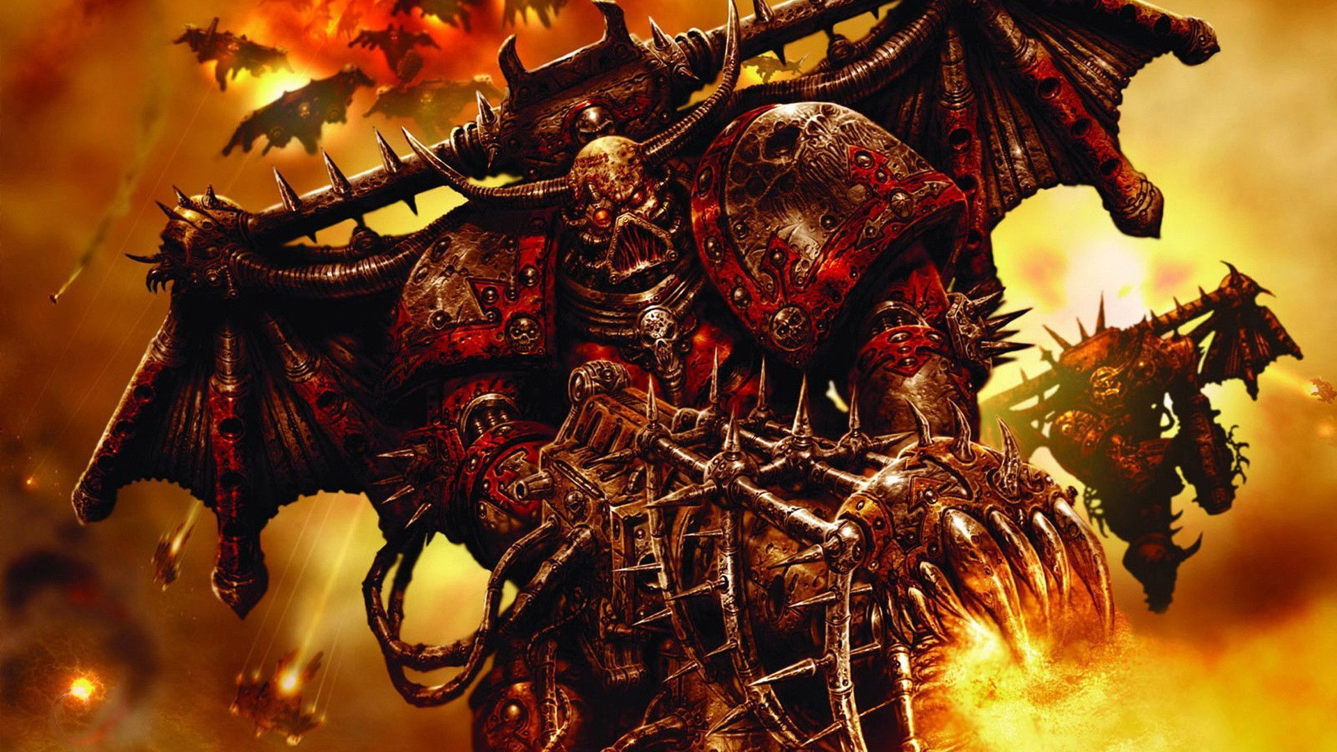 warhammer 40k fond d'écran hd,jeu d'aventure d'action,oeuvre de cg,démon,personnage fictif,jeux