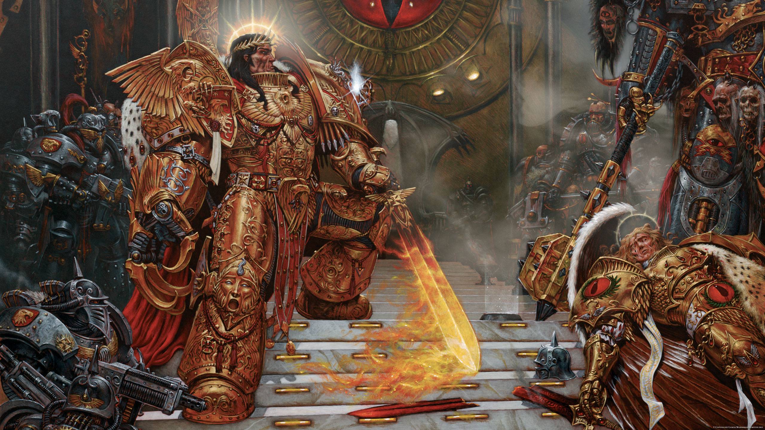 warhammer 40k wallpaper hd,mythology,cg artwork,art,strategy video game,middle ages