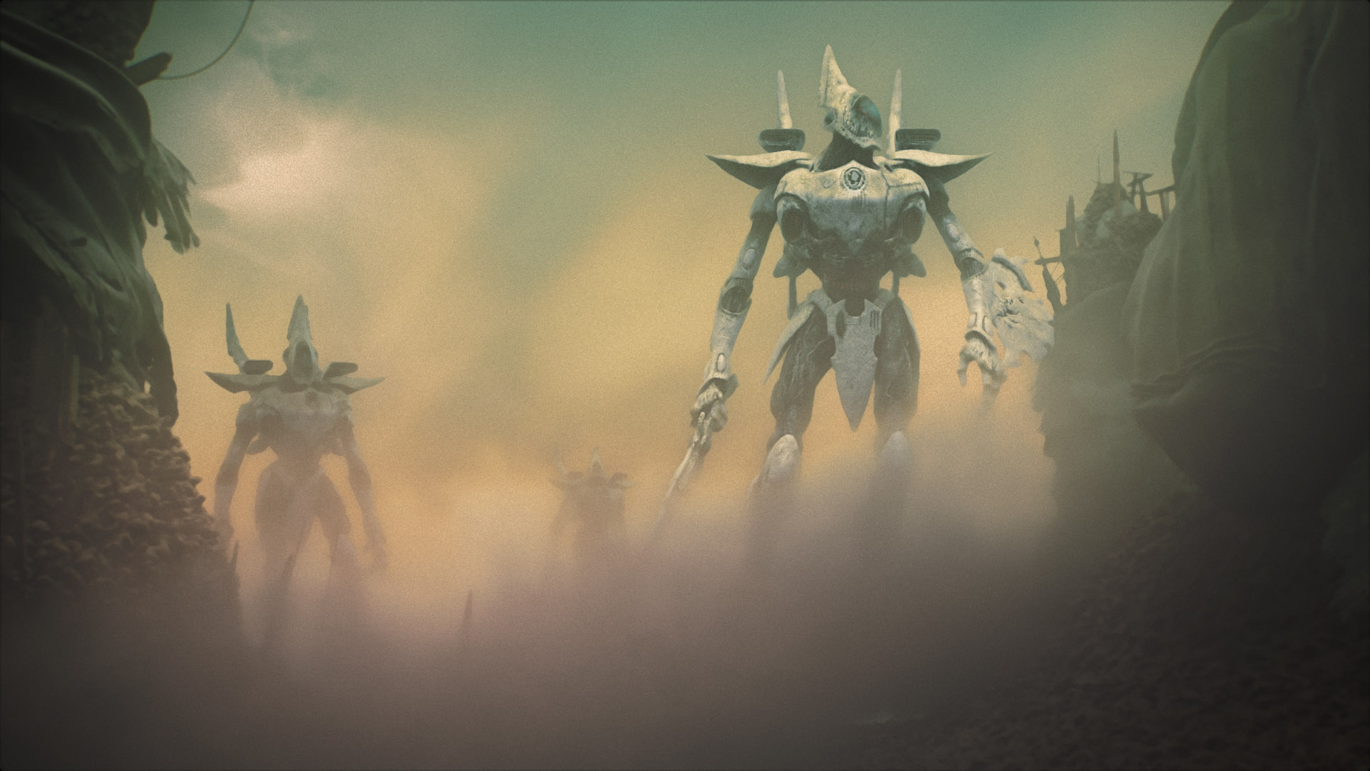 amanecer de la guerra 3 fondo de pantalla,cielo,cg artwork,personaje de ficción,captura de pantalla,mecha