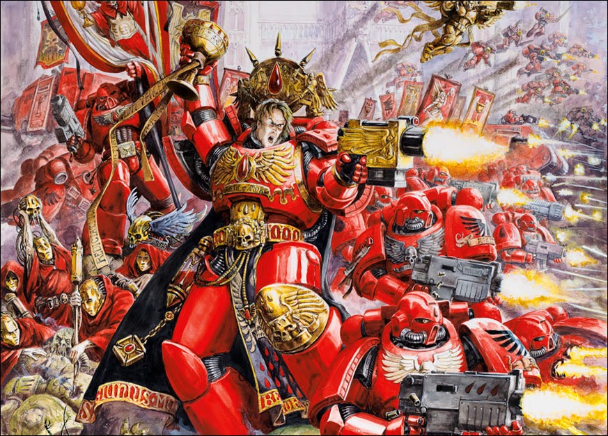 blood angels wallpaper,kunst,erfundener charakter,illustration,cg kunstwerk,mythologie