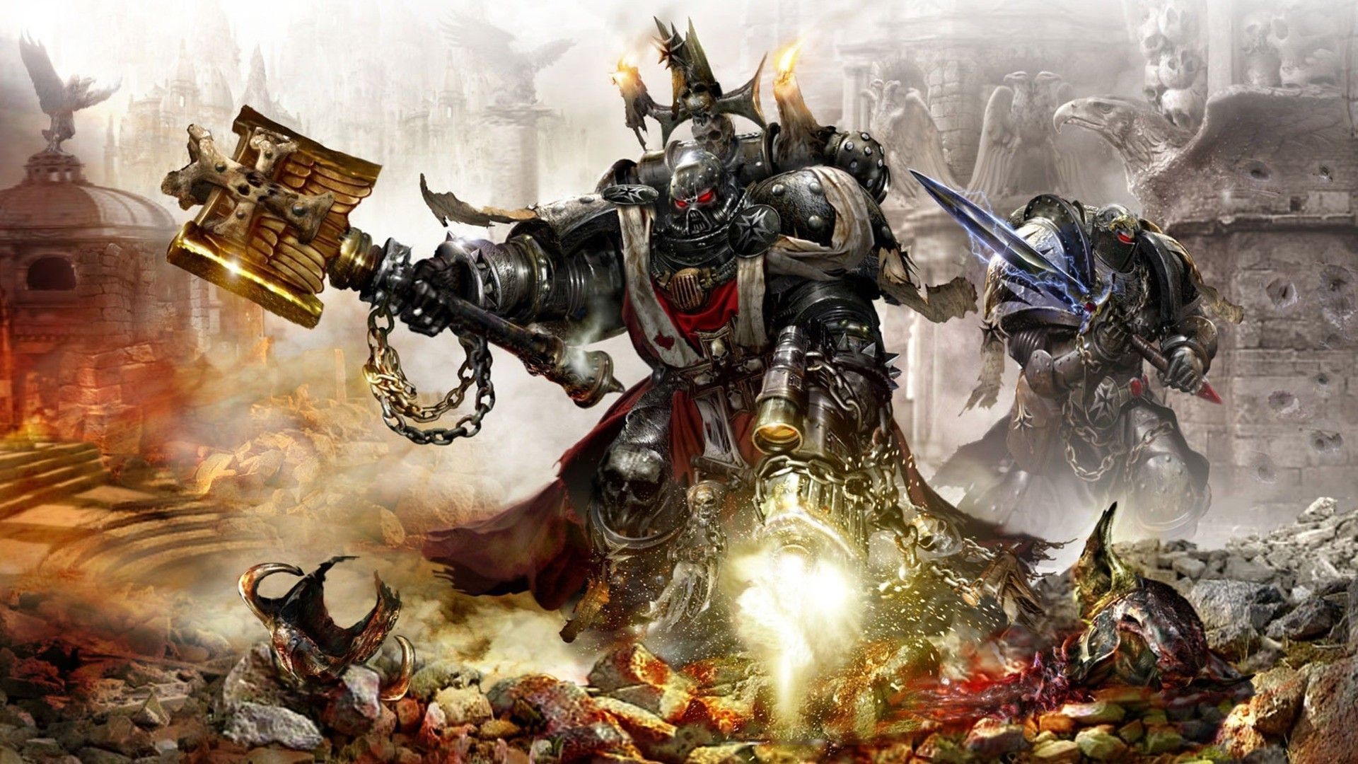 blood angels wallpaper,action adventure game,strategy video game,games,fictional character,warlord