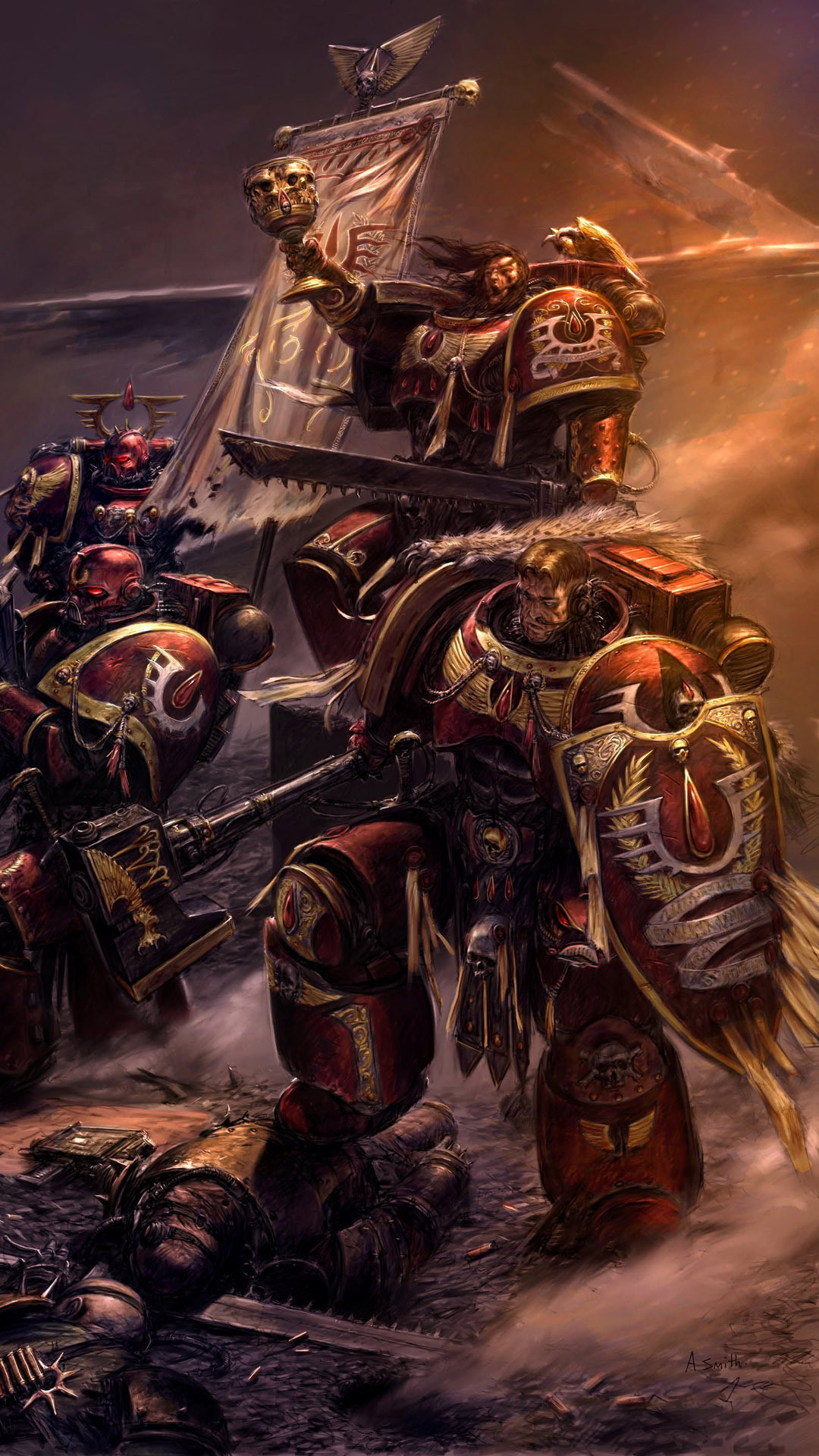 blood angels wallpaper,action adventure game,cg artwork,games,warlord,fictional character