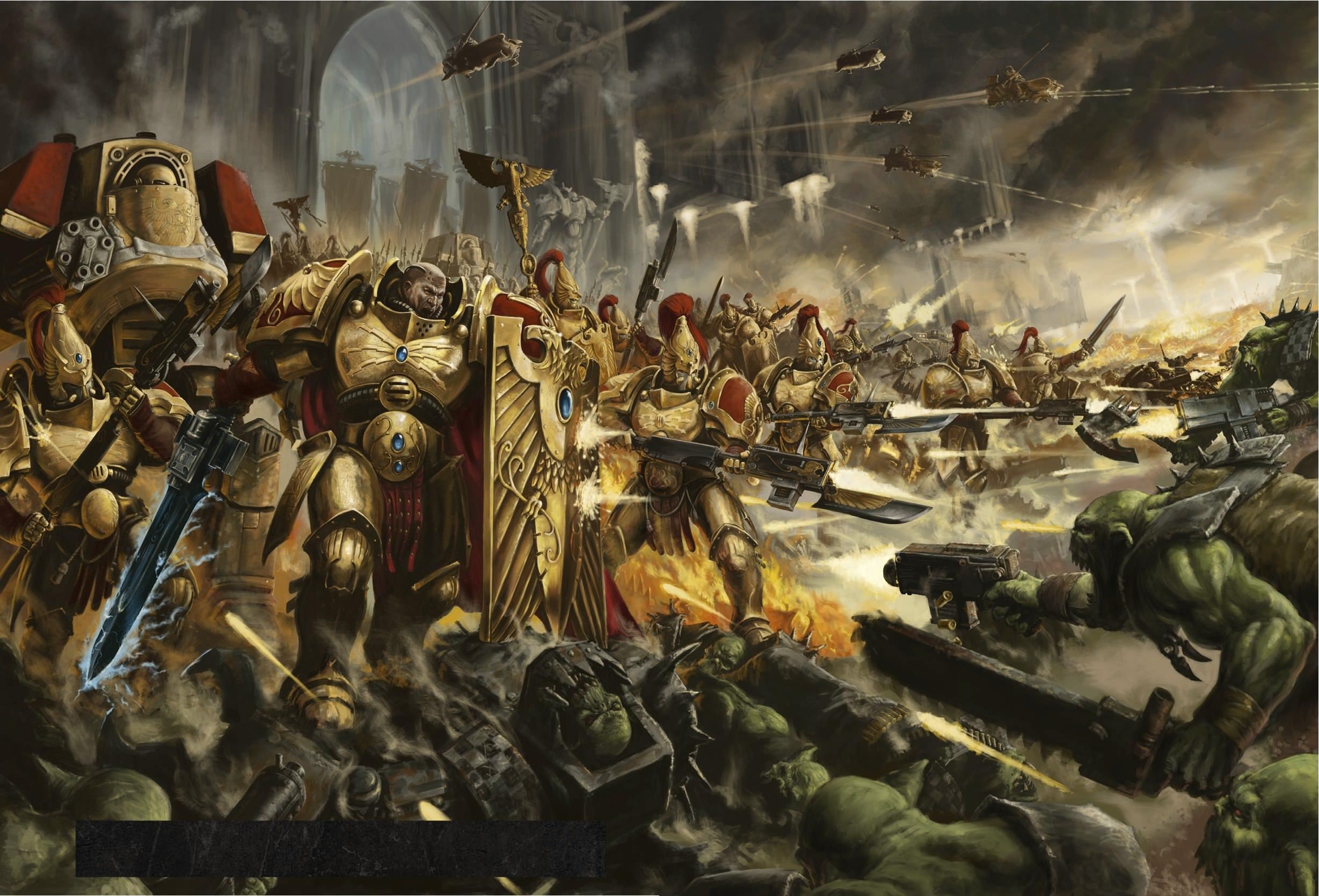 imperial guard wallpaper,battle,strategy video game,cg artwork,mythology,painting
