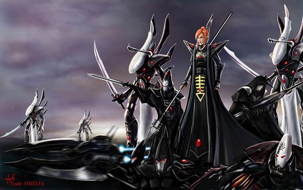 eldar wallpaper,cg artwork,demon,fictional character,strategy video game,warlord