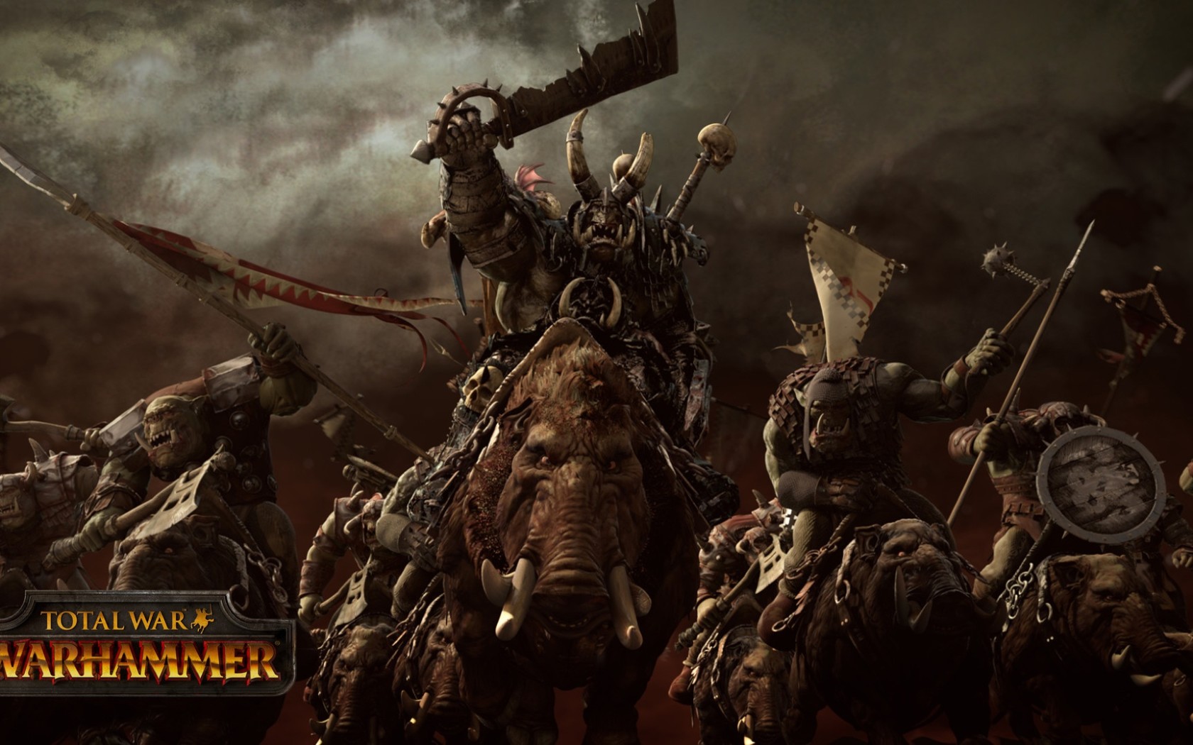 warhammer total war wallpaper,action adventure game,pc game,strategy video game,cg artwork,adventure game