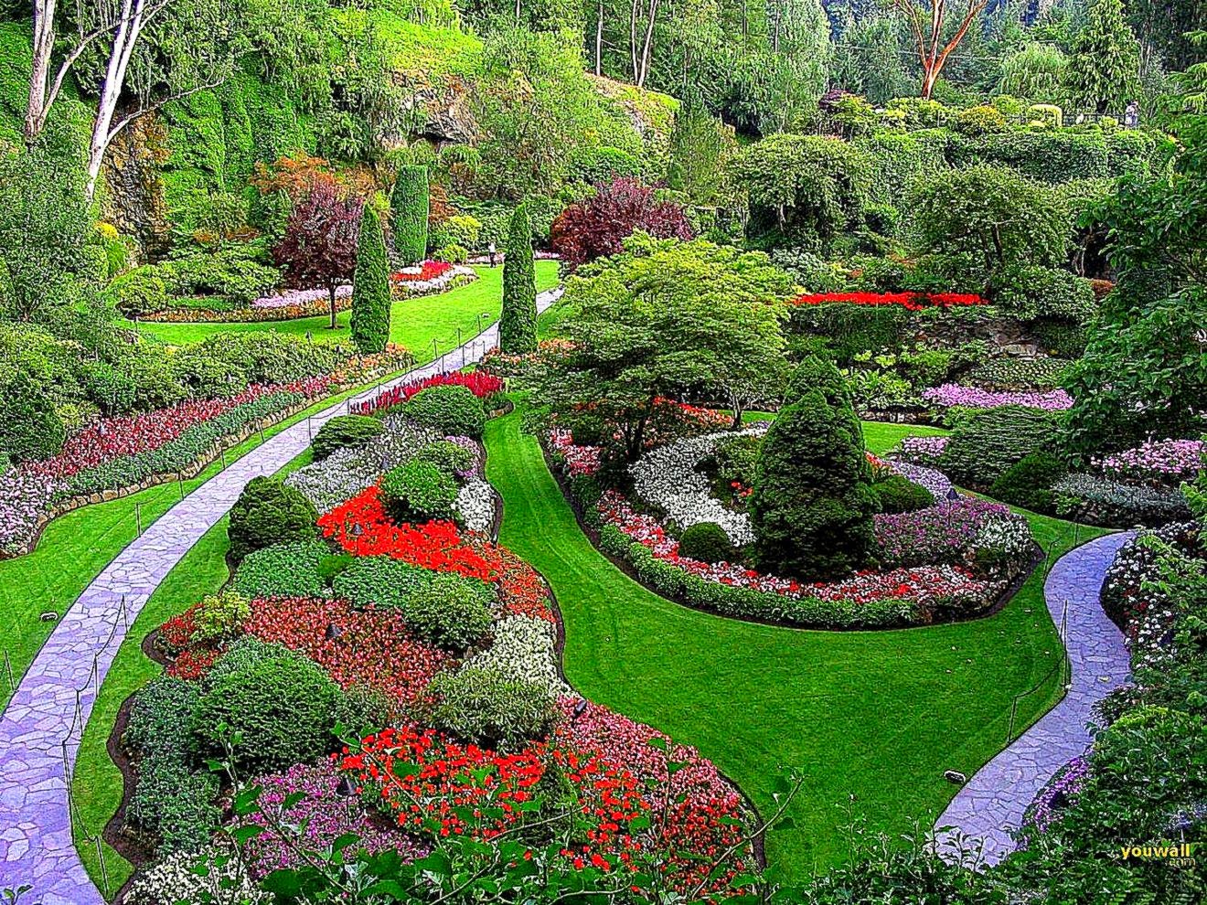 spring season wallpaper,garden,natural landscape,botanical garden,vegetation,landscape