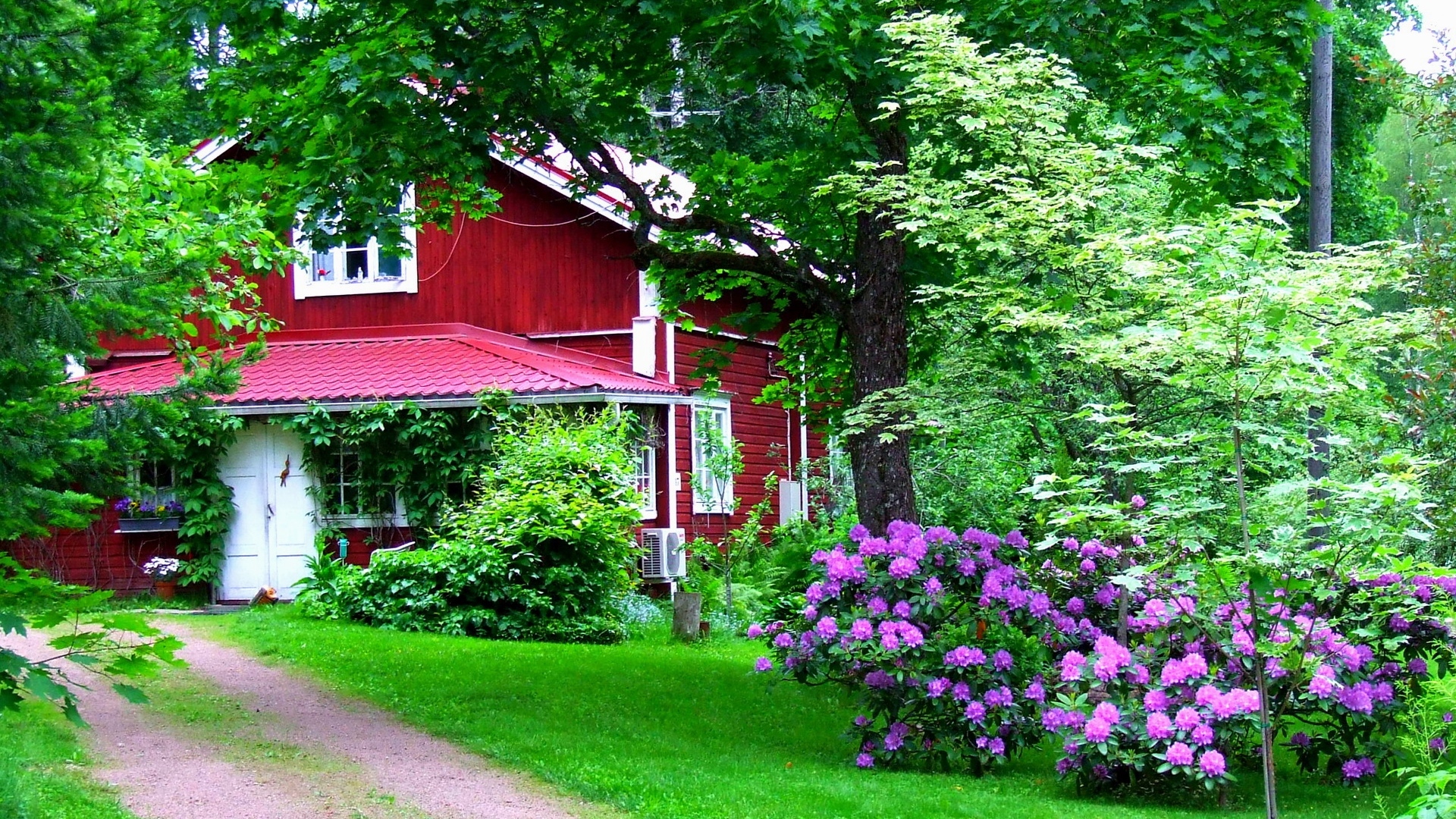 papier peint maison de jardin,fleur,propriété,plante,maison,jardin