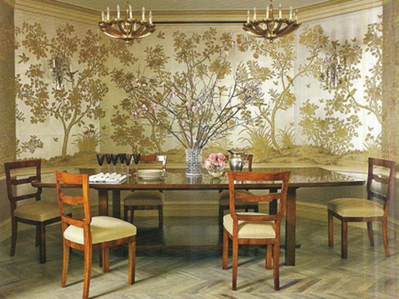 wallpaper designs for dining room,room,furniture,dining room,interior design,property