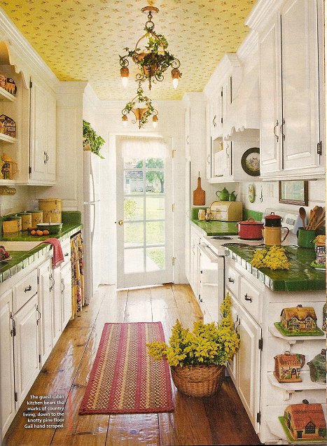 country cottage style wallpaper,countertop,room,ceiling,kitchen,furniture