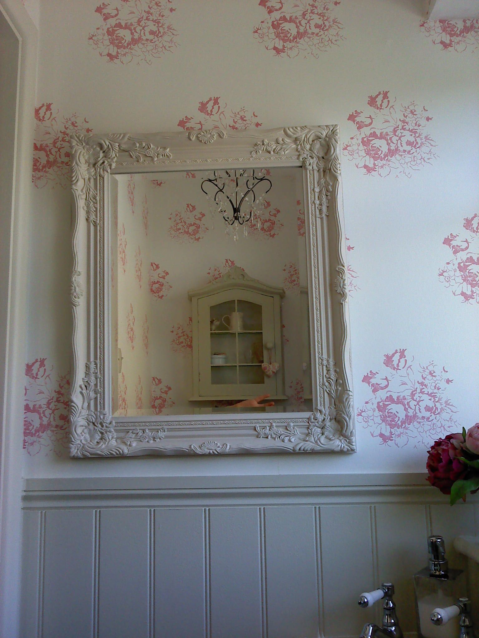 country cottage style wallpaper,pink,wall,room,wallpaper,plaster