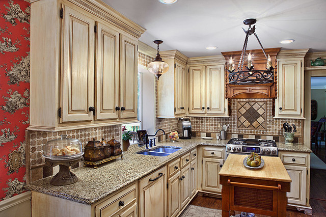 french country kitchen wallpaper,cabinetry,countertop,room,property,furniture