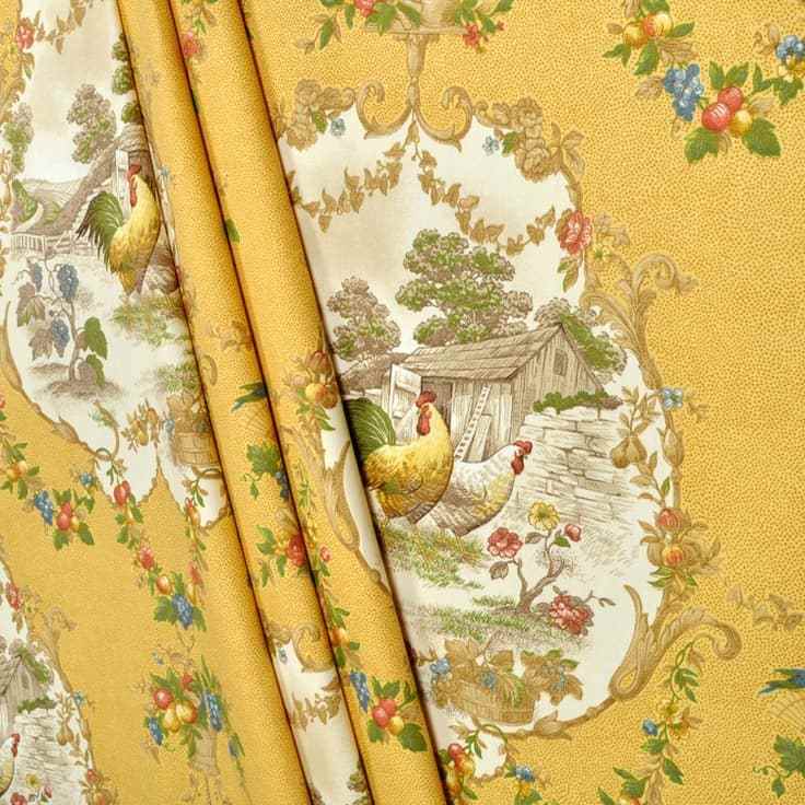 carta da parati provinciale francese,giallo,sfondo,tessile,carta per incartare,bambù