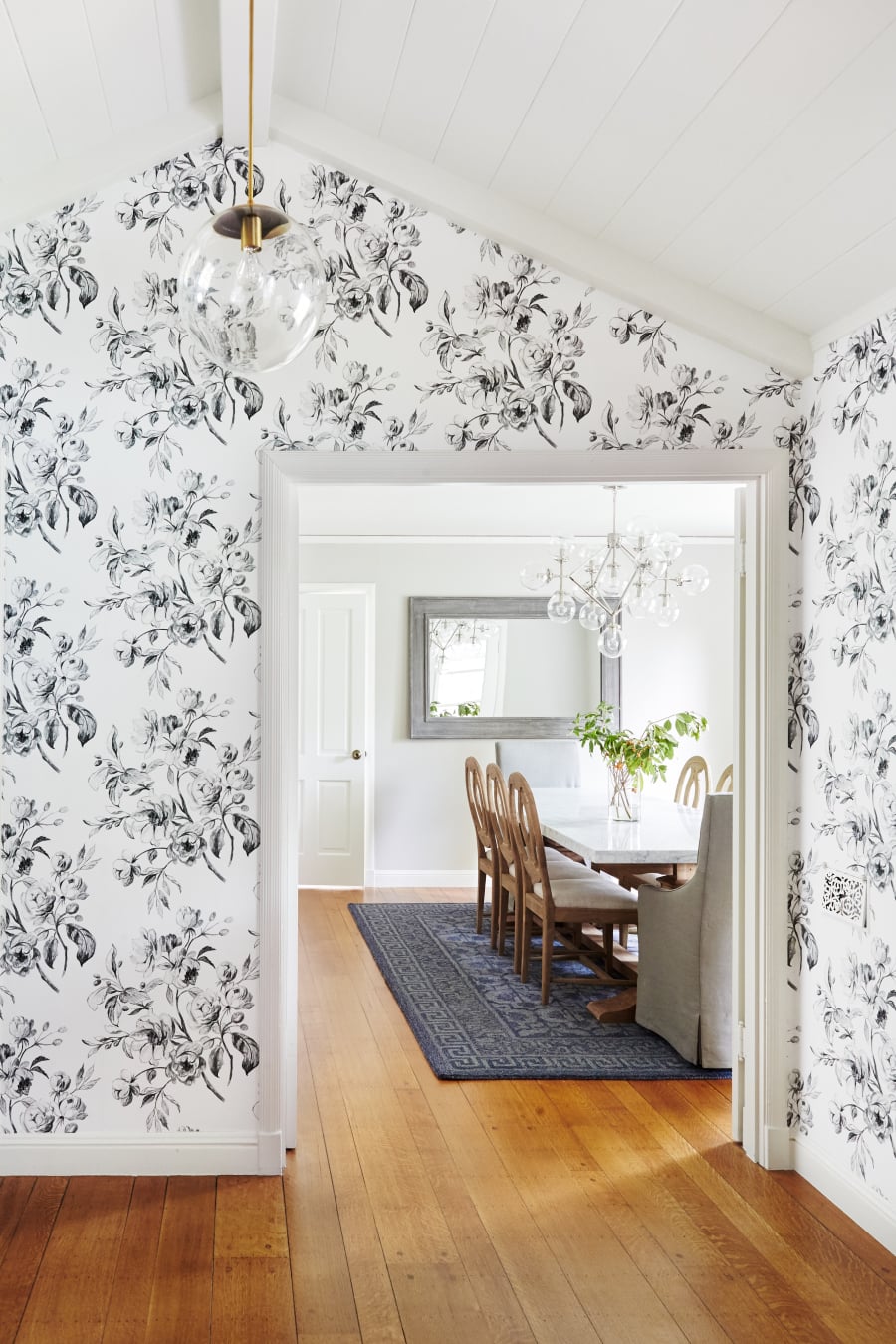 farmhouse style wallpaper,white,room,interior design,floor,ceiling