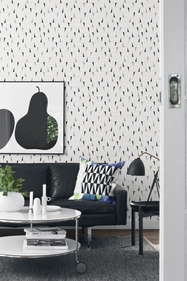스칸디나비아 스타일 벽지,벽지,거실,벽,벽 스티커,인테리어 디자인
