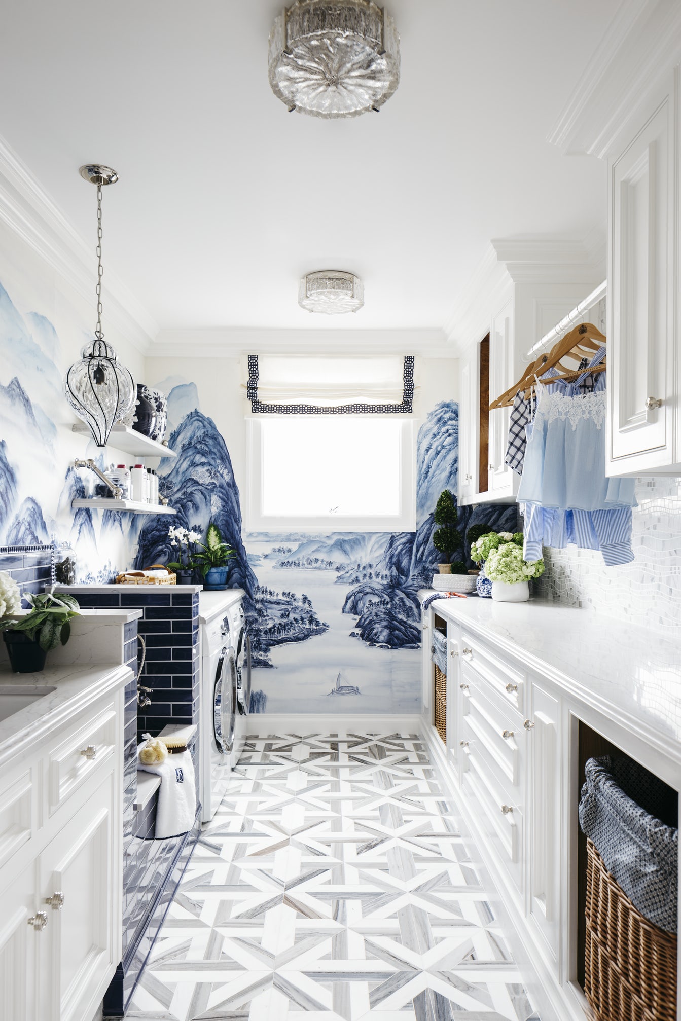 farmhouse style wallpaper,white,room,countertop,property,blue