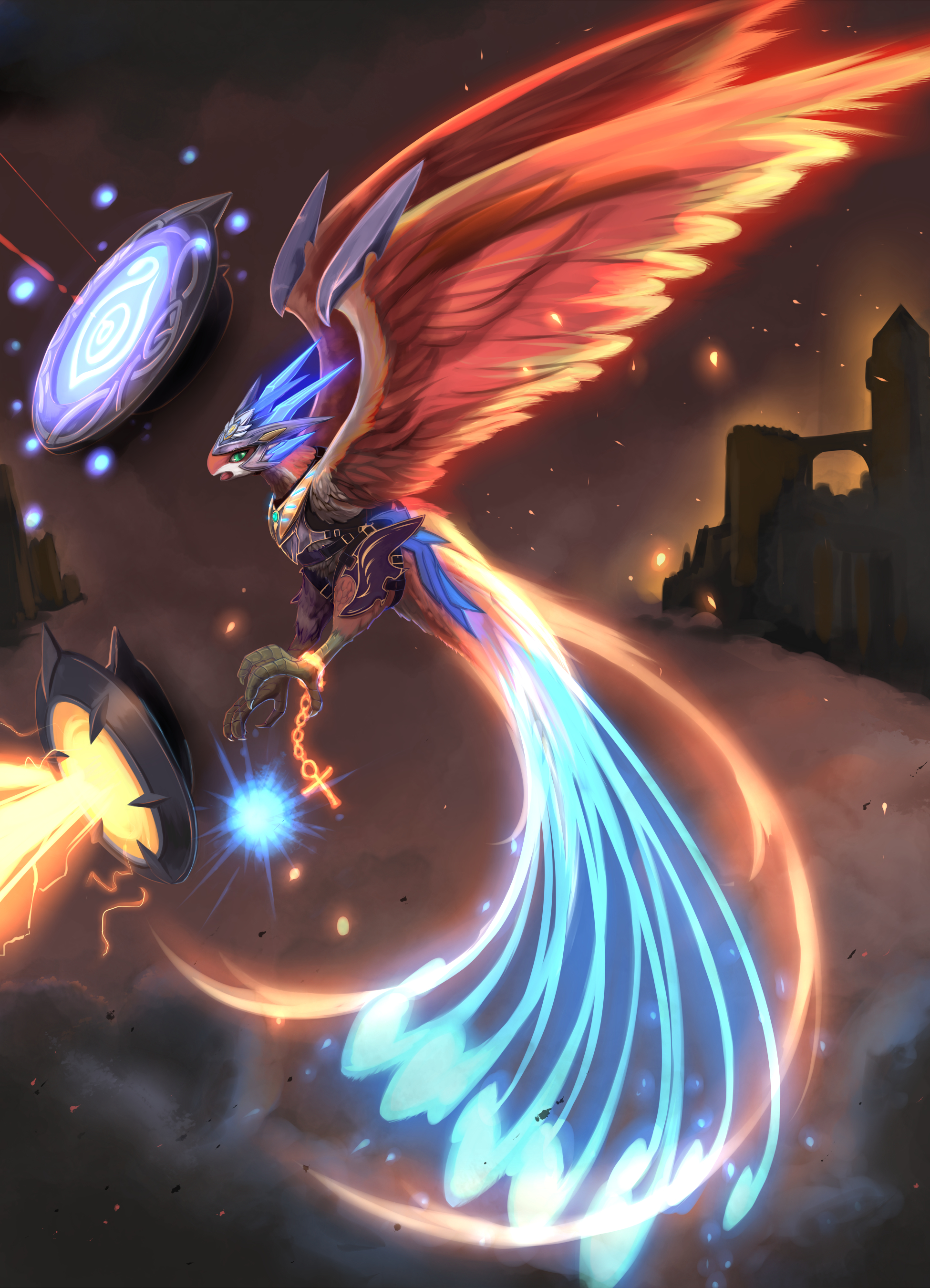 puzzle and dragons wallpaper,cg artwork,fictional character,dragon,space,mythical creature