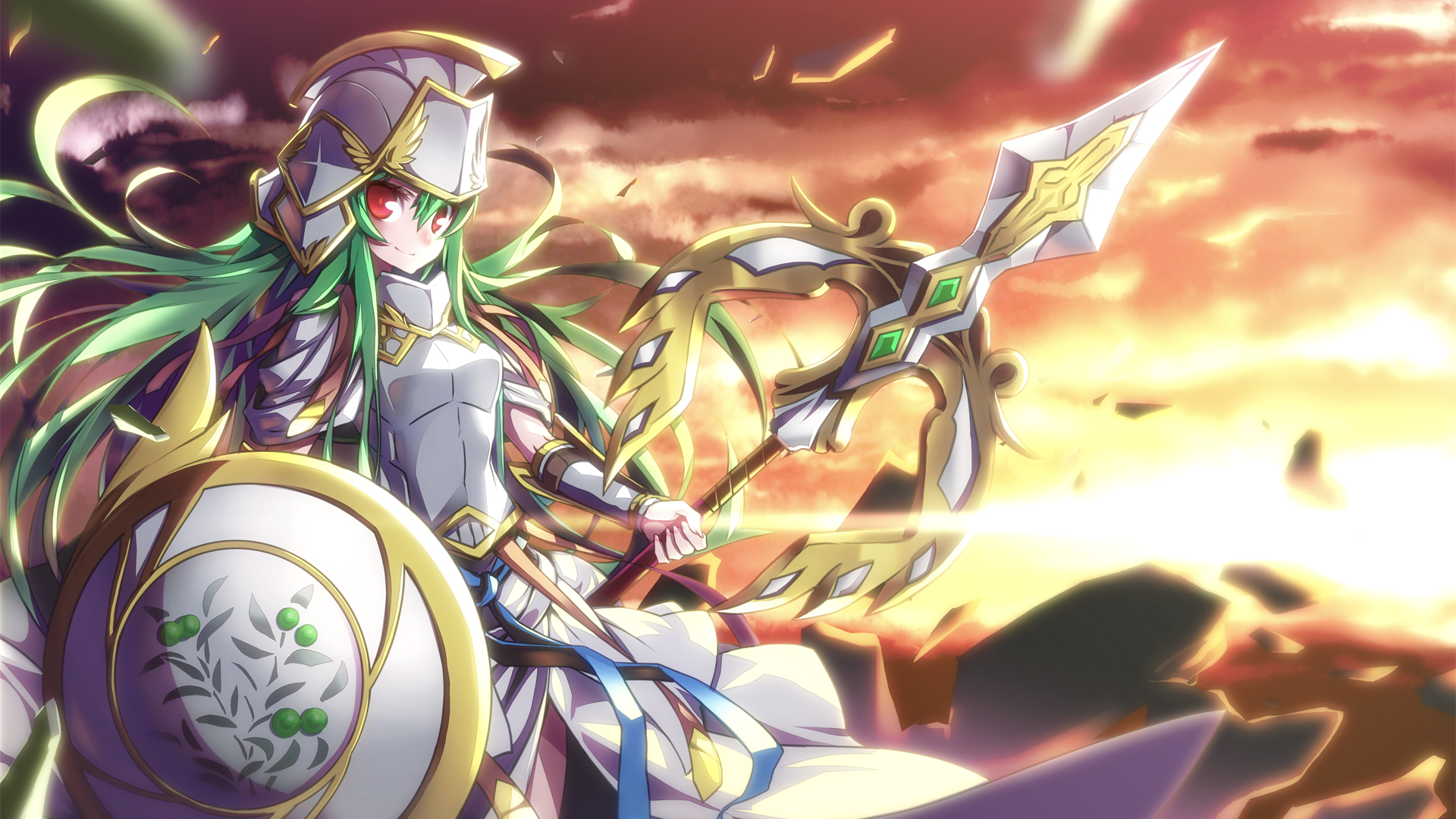 puzzle and dragons wallpaper,cg artwork,anime,fictional character,illustration,mythology