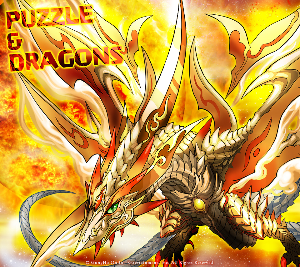 puzzle and dragons wallpaper,dragon,fictional character,cg artwork,mythical creature,mythology