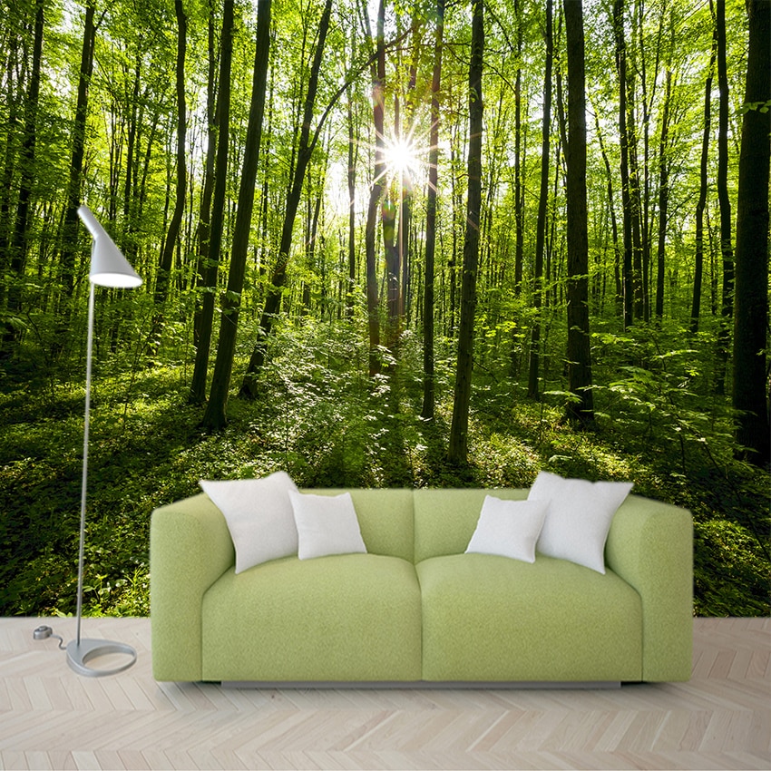 壁の森の壁紙,自然の風景,自然,壁,壁紙,木