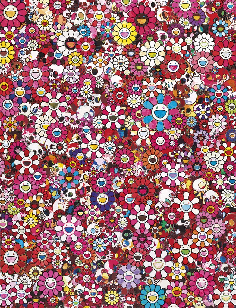 murakami wallpaper,modelo,textil,flor silvestre,papel de regalo