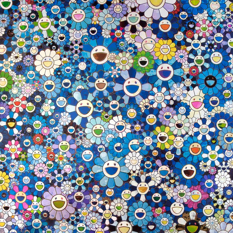 murakami wallpaper,modelo,textil,artes visuales,diseño,circulo