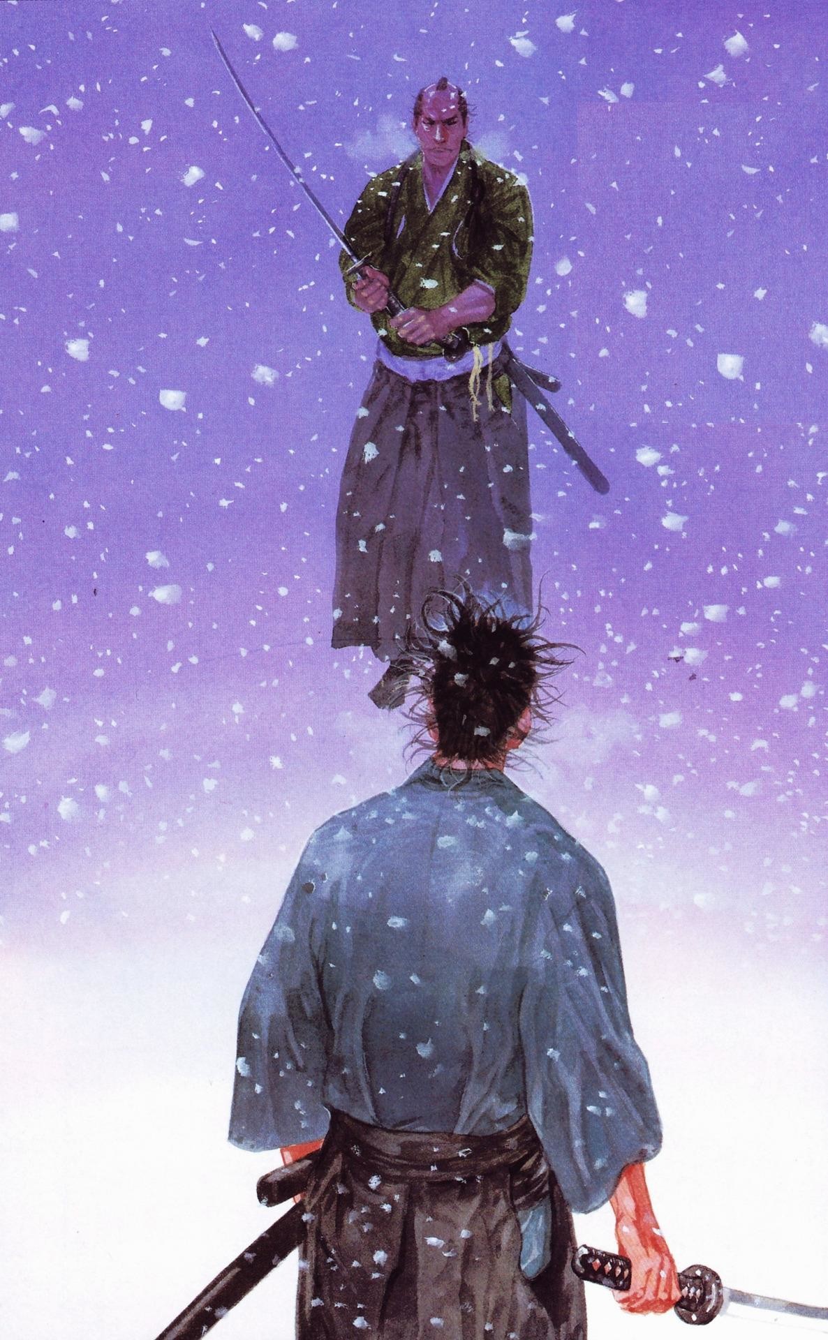 Vagabond Wallpaper Illustration Fictional Character Cg Artwork Samurai Costume Wallpaperuse