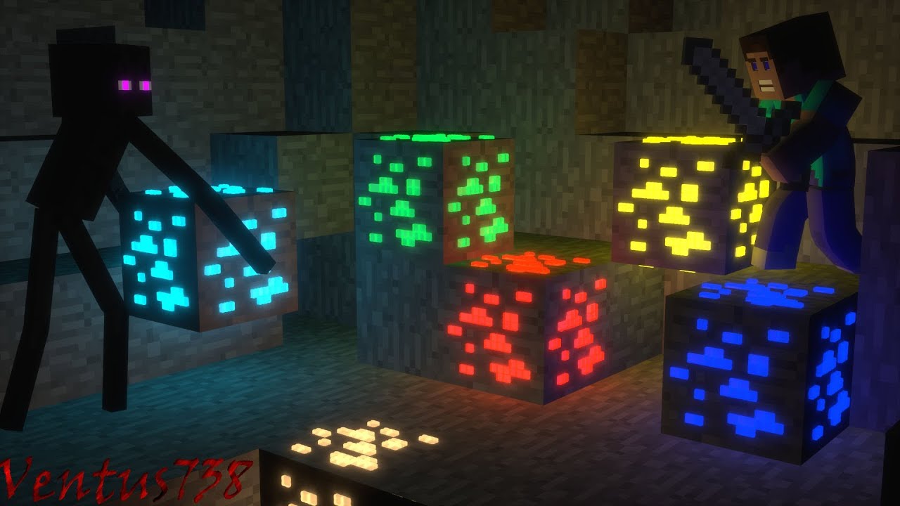 minecraftダイヤモンド壁紙,光,点灯,視覚効果照明,ゲーム