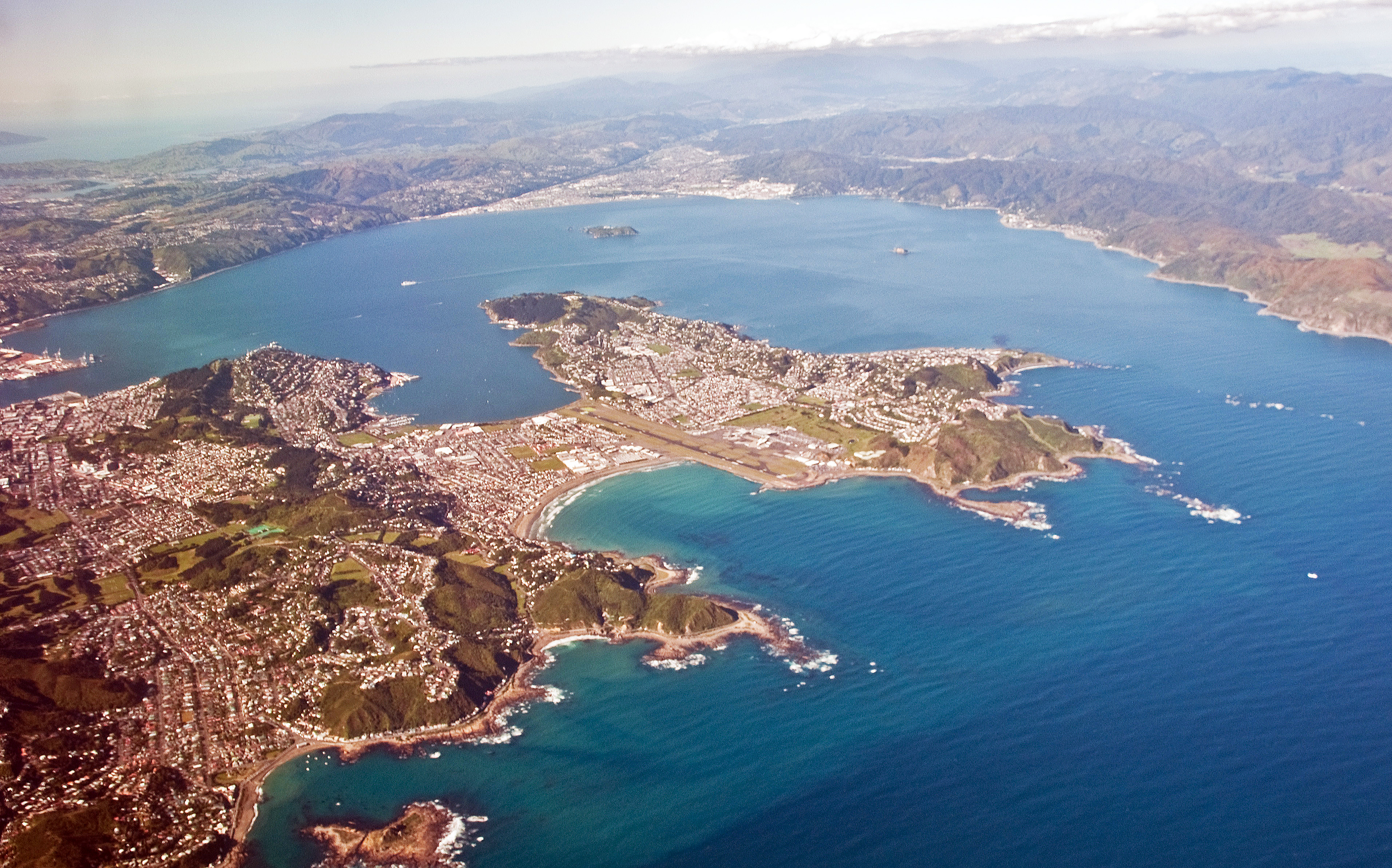 fond d'écran wellington,photographie aérienne,ressources en eau,côte,promontoire,l'eau