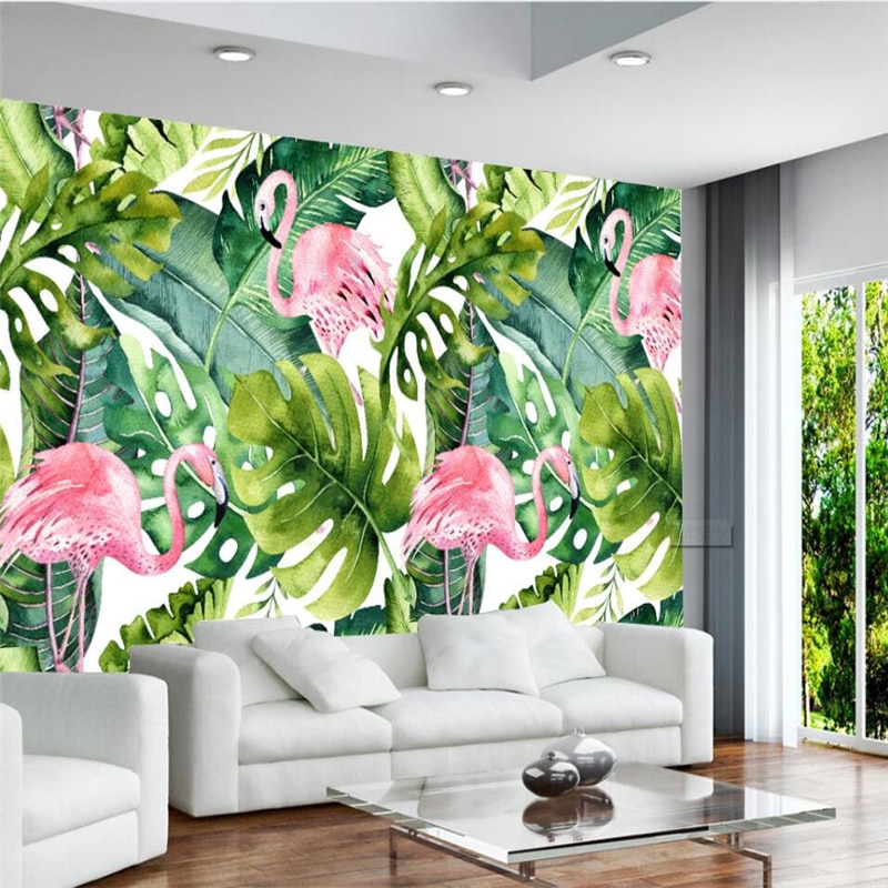 tropical wallpaper uk,green,living room,wall,wallpaper,mural