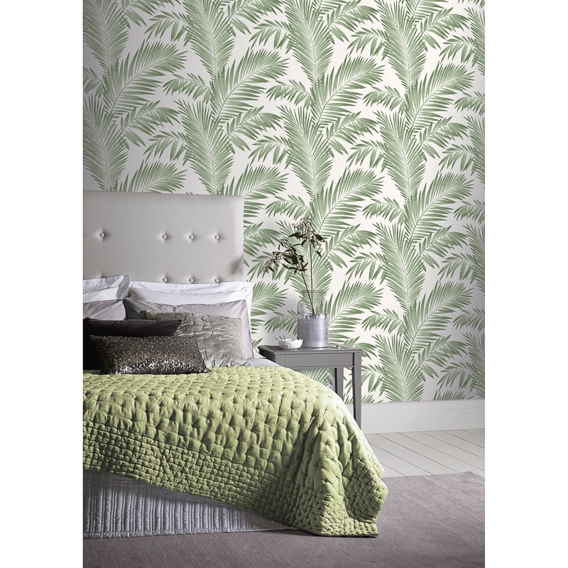 tropical wallpaper uk,green,wallpaper,furniture,studio couch,leaf
