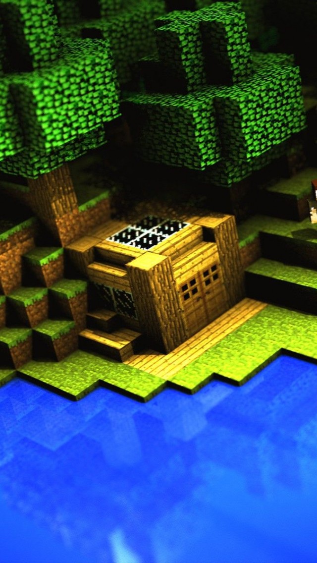 Minecraft Phone Wallpaper Games Video Game Software Wallpaperuse